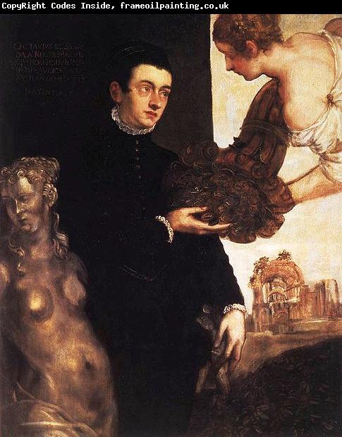 Jacopo Robusti Tintoretto Portrait of Ottavio Strada